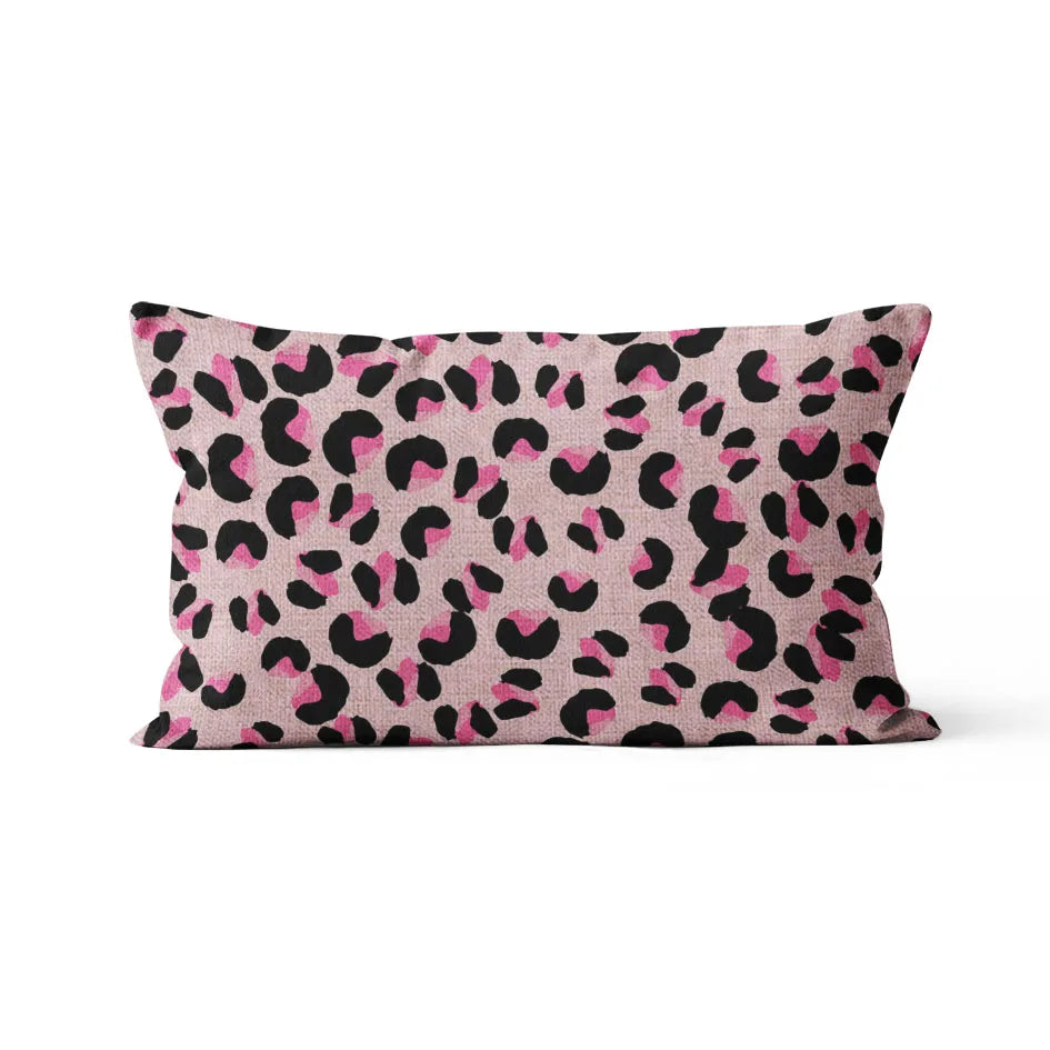 Candy Cats- the Animal Print Bright Colored Pillow Cover Collection 11 Color Ways