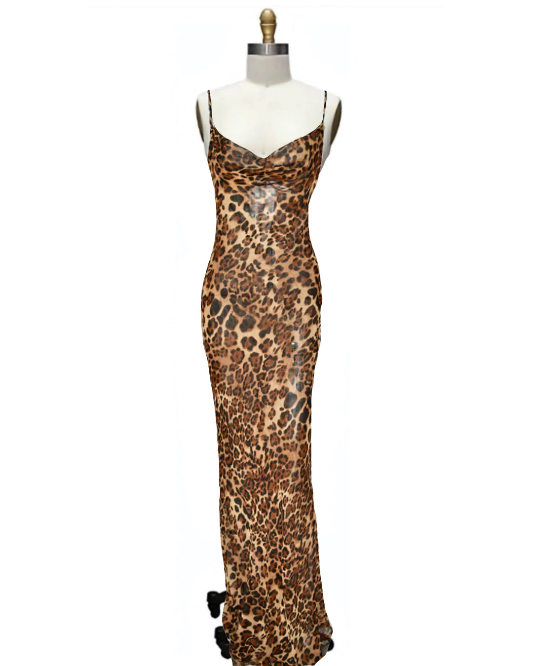 Slink- the Leopard Print Bias Cut Satin Slip Dress 3 Color Ways