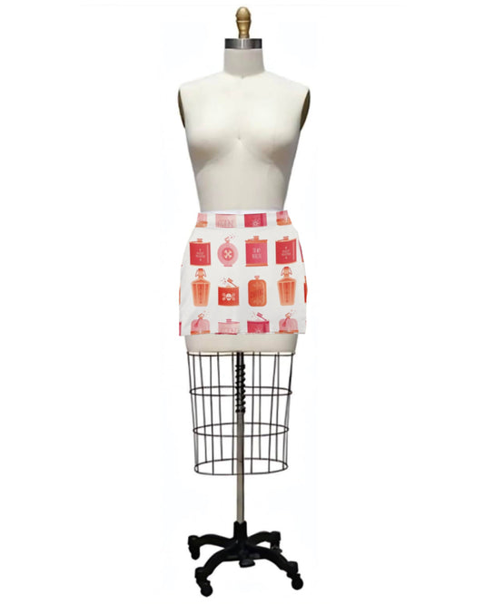 Tipple- the Flask Print Mini Skirt Skort with Pocket