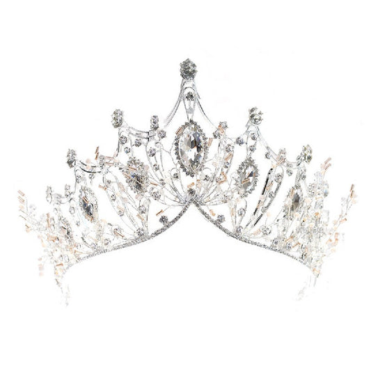 Heavy- the Classic Royal Rhinestone Crown Tiara