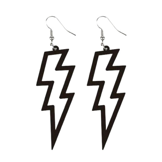 Strike- the Lightning Bold Acrylic Dangle Earrings