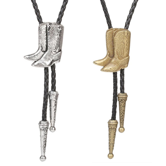 Necking- the Cowgirl Boot Bolo Tie 2 Colors