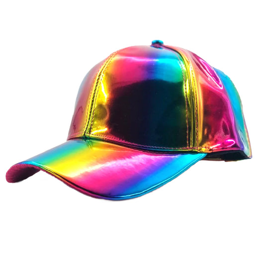 Suzanne- the Rainbow Metallic Baseball Cap 7 Colors