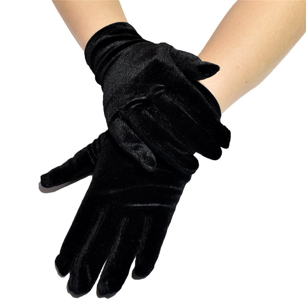 Posh- the Velvet Wrist Length Gloves