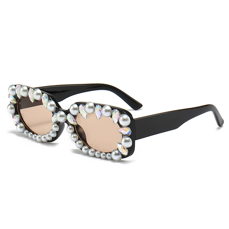 Fanged- the Sparkling Rhinestone Toothy Framed Sunglasses 7 Color Ways