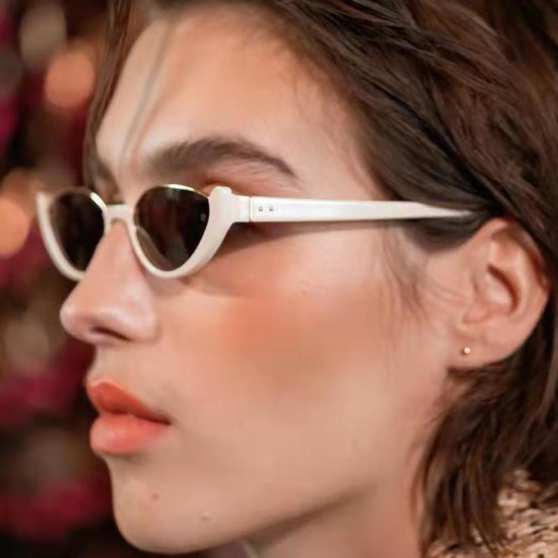 Underscored- the Half Lens Cat Eye Sunglasses