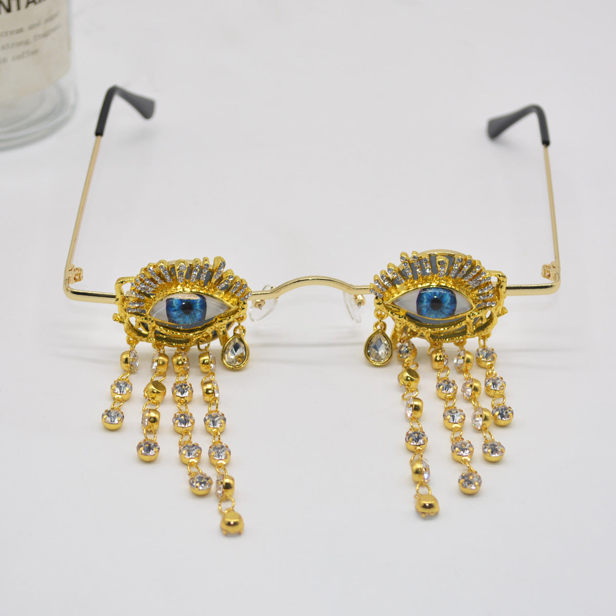 Ogle- the Surrealist Flip Lense Blue Eyed Glasses