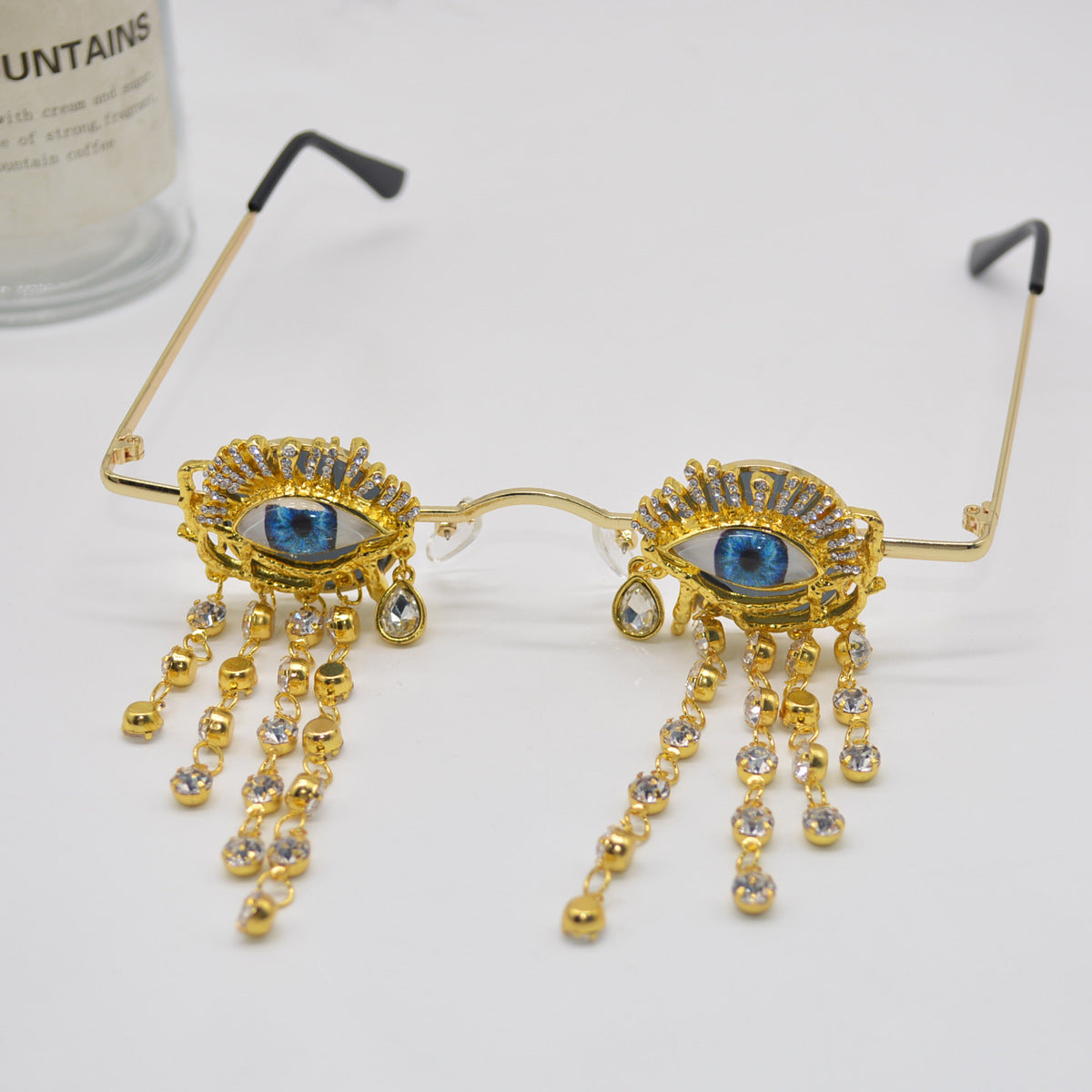 Ogle- the Surrealist Flip Lense Blue Eyed Glasses