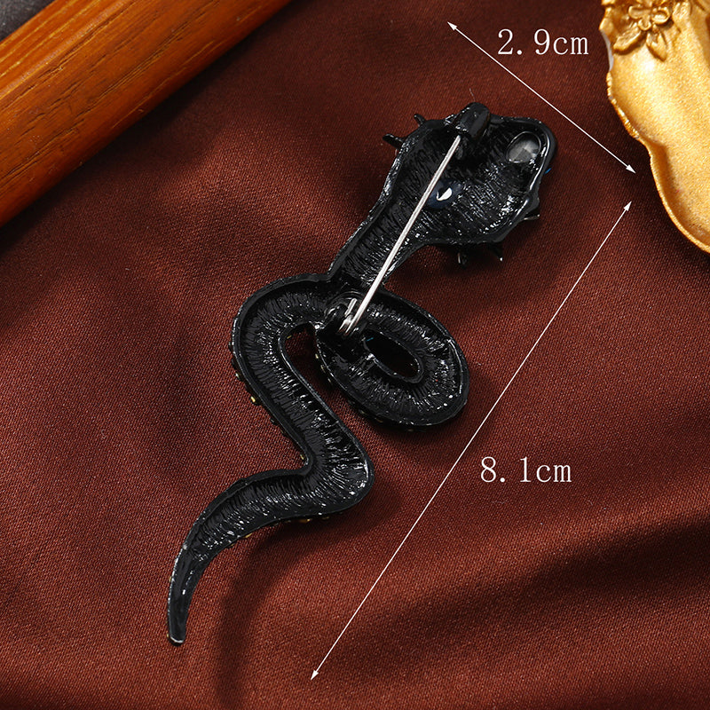 Slither- the Bejeweled Snake Brooch
