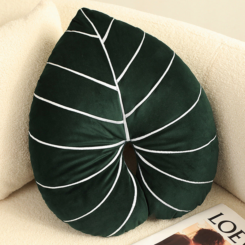 Leafy- the Tropical Leaf Shaped Pillow Collection