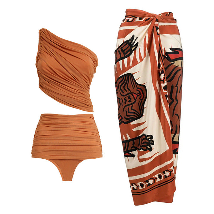 Tiki- the 1940s Style Tiki Swimsuit and/or Skirt 2 Styles Swimsuit