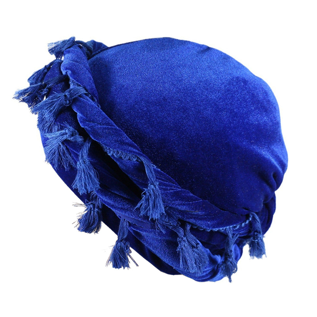 Young Turk- the Turkish Inspired Tasseled Velvet Wrap Cap 8 Colors