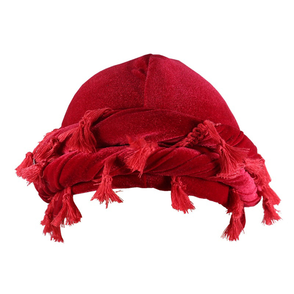 Young Turk- the Turkish Inspired Tasseled Velvet Wrap Cap 8 Colors