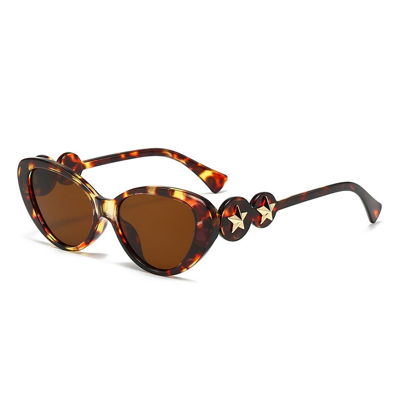 Cat Power- the Star Studded Cat Eye Sunglasses 5 Colors