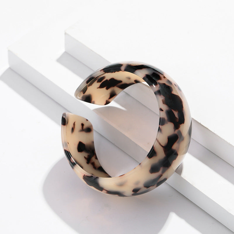 Encased- the Confetti Filled Acrylic Cuff Bracelet 4 Styles