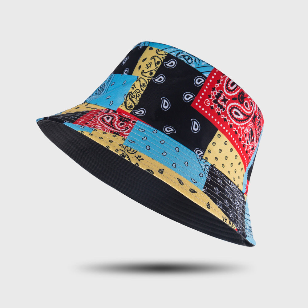 Patched- the Bandana Print Patchwork Bucket Hat 3 Color Ways