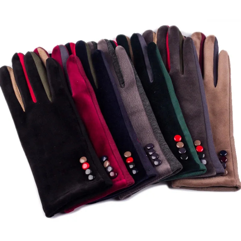 Snappy- the Candy Colored Snap Wrist Gloves 7 Color Ways