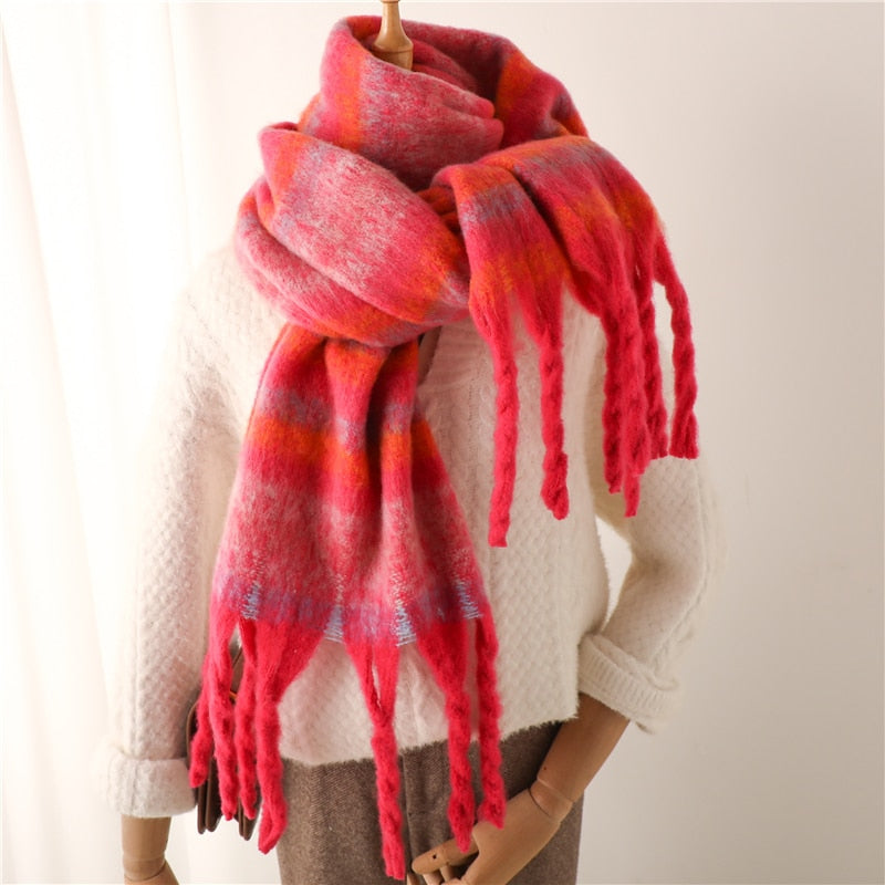 Woodsy- the Fringed Winter Scarf Collection