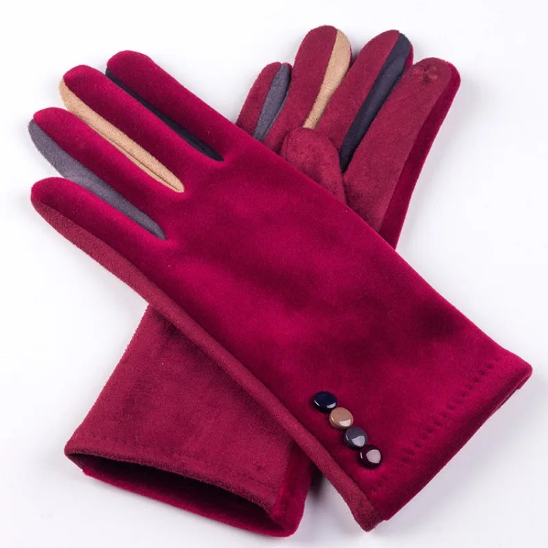 Snappy- the Candy Colored Snap Wrist Gloves 7 Color Ways