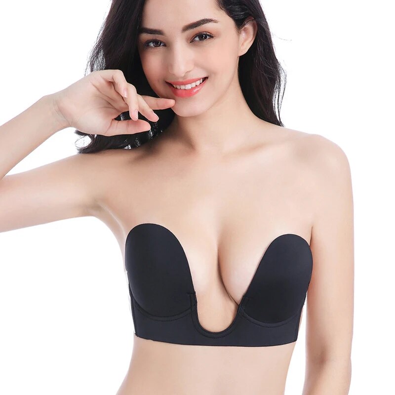 Barely There- the Low Neckline Backless Bra 2 Colors