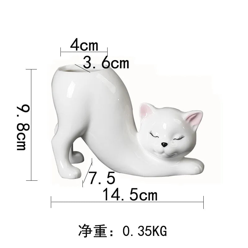 Kitschy Cats- the Kitty Cat Mini Vase 3 Colors