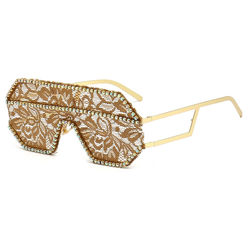 Prince- the Lace Front Rhinestone Sunglasses 7 Colors