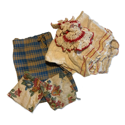 Lot Early 1900s Kitchen Linens 1910s