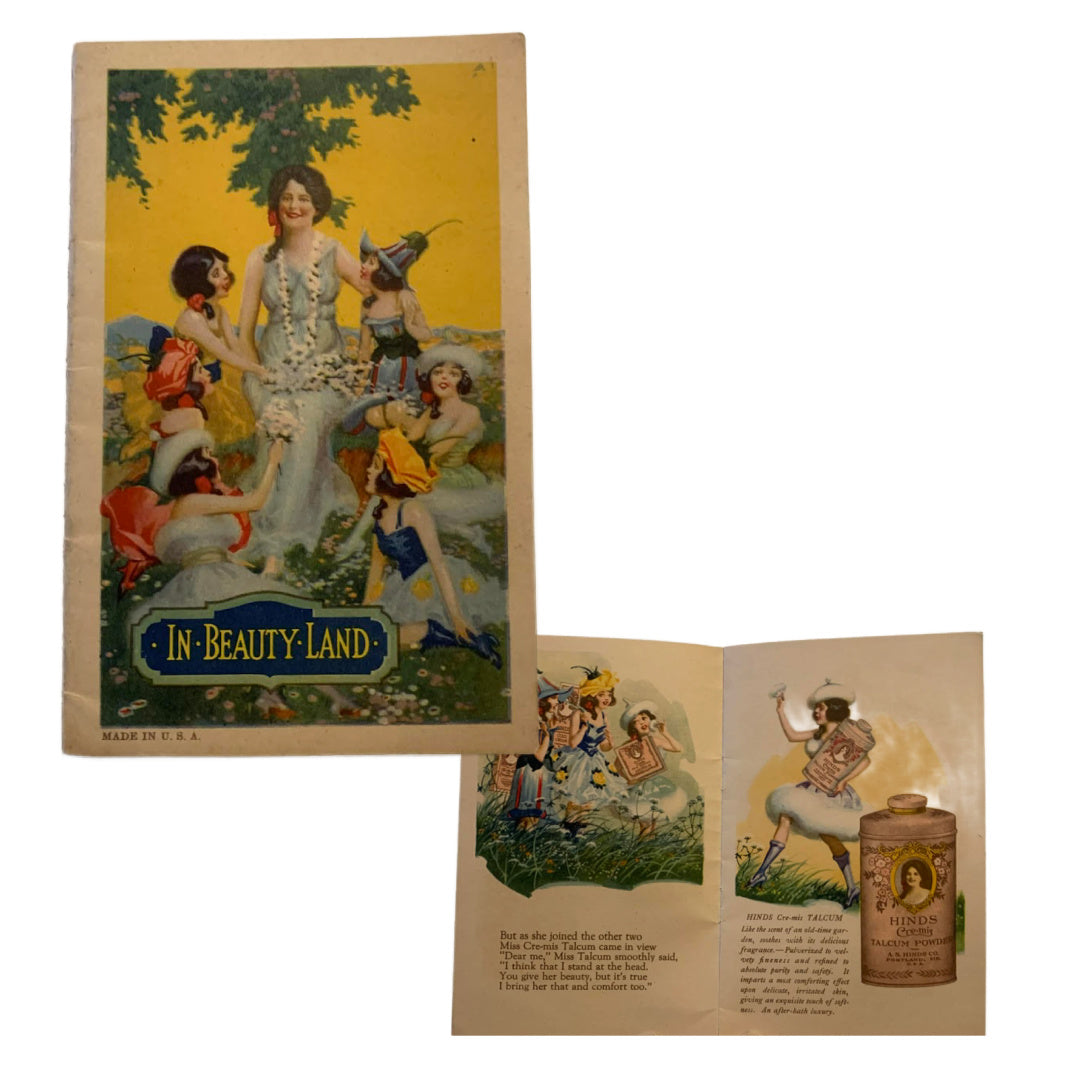 Hinds Beauty Cream "Beautyland" Pamphlet 1910s