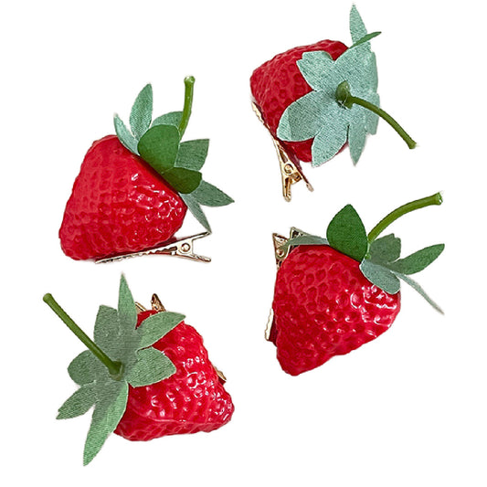 Hair Berry- the Strawberry Hair Clip set 2