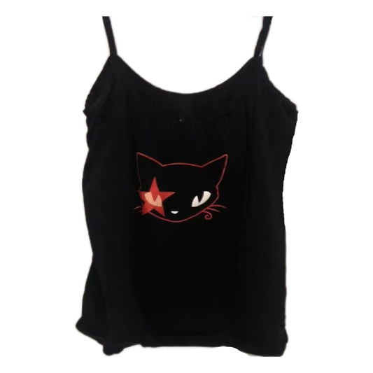 StarCat- the Star Cat Face Tank Top 2 Colors