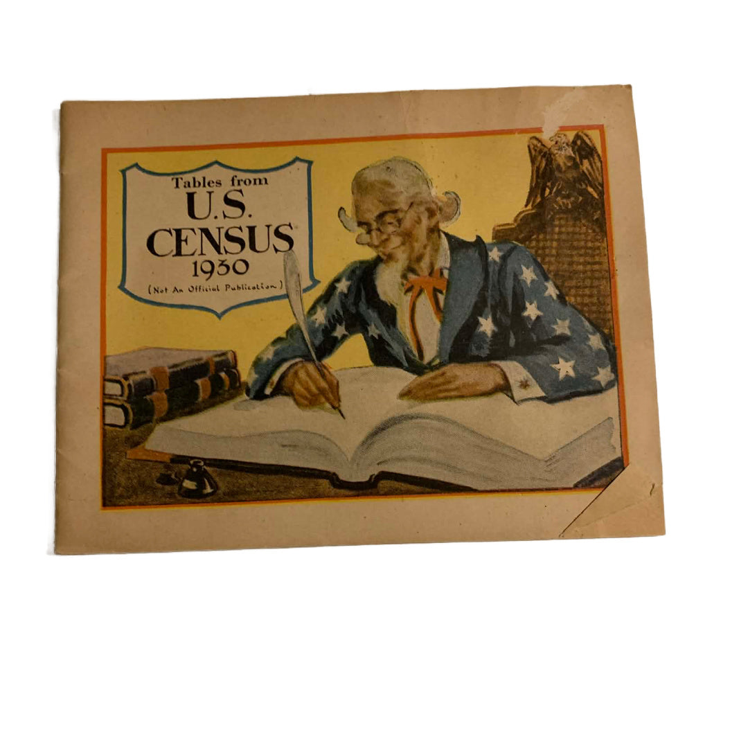 1930 Census Pamphlet with Nervine Ads