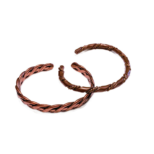 Pair of Classic Copper Bracelets circa 1970s
