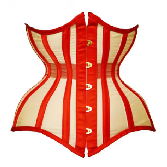 Circus Circus- the Caged Style Steel Boned Waist Cinching Corset 3 Color Ways