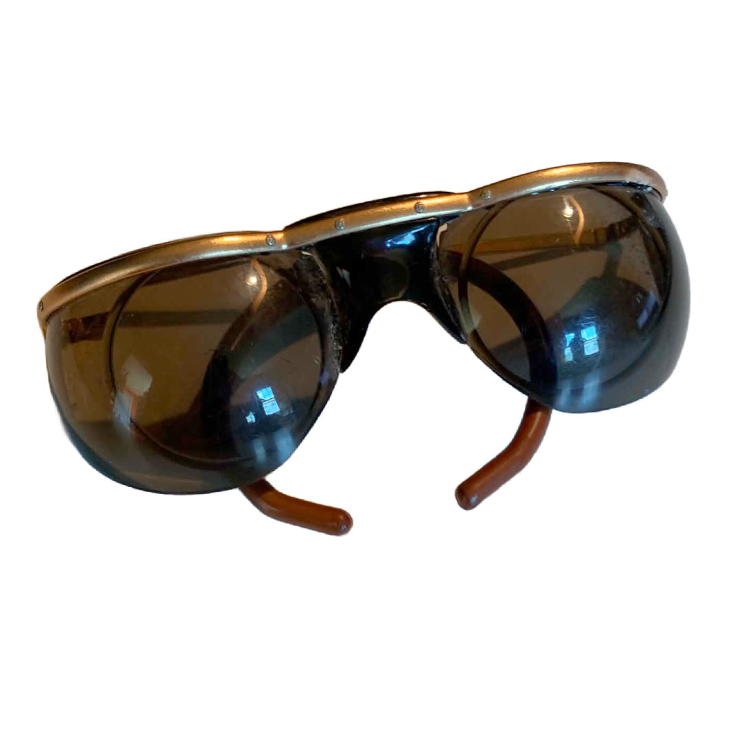 Safety Style Steampunk Sunglasses circa 1940s