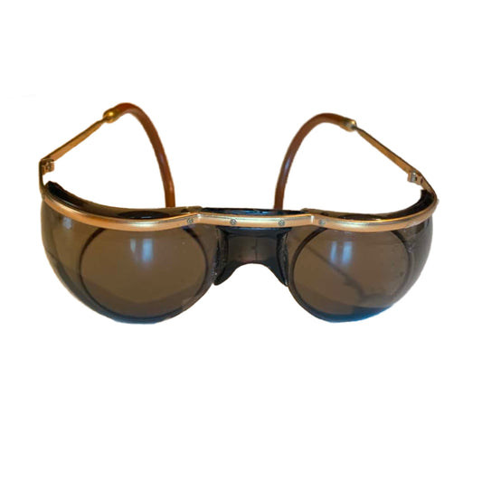 Safety Style Steampunk Sunglasses circa 1940s