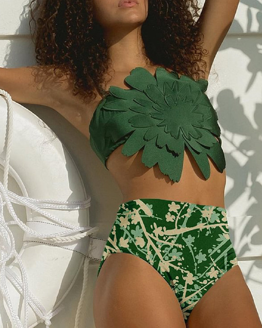 Zinnia- the Big Flower Accent Swimsuit and/or Skirt 2 pc or One Piece