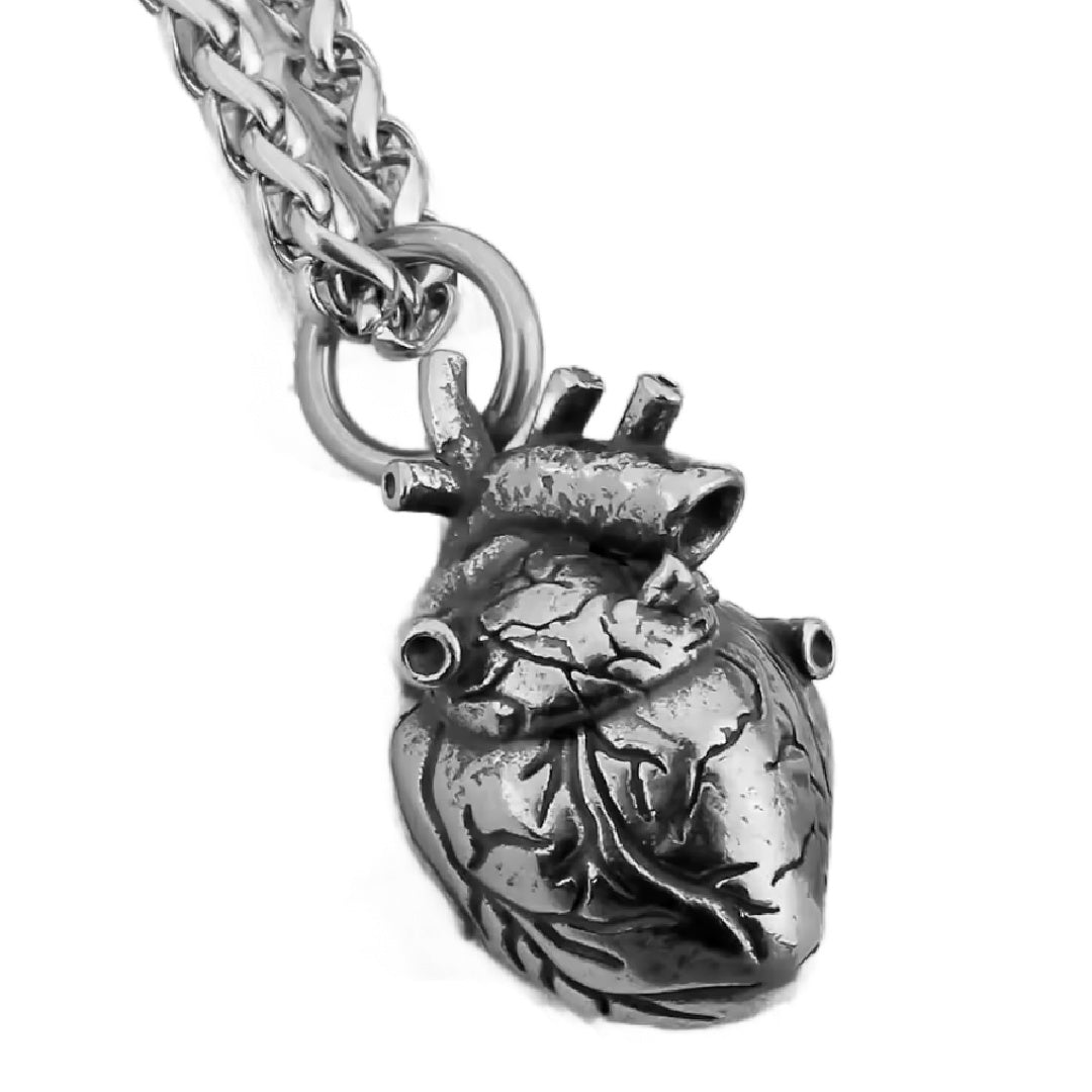 Inside Job- the Anatomical Heart Pendant Necklace