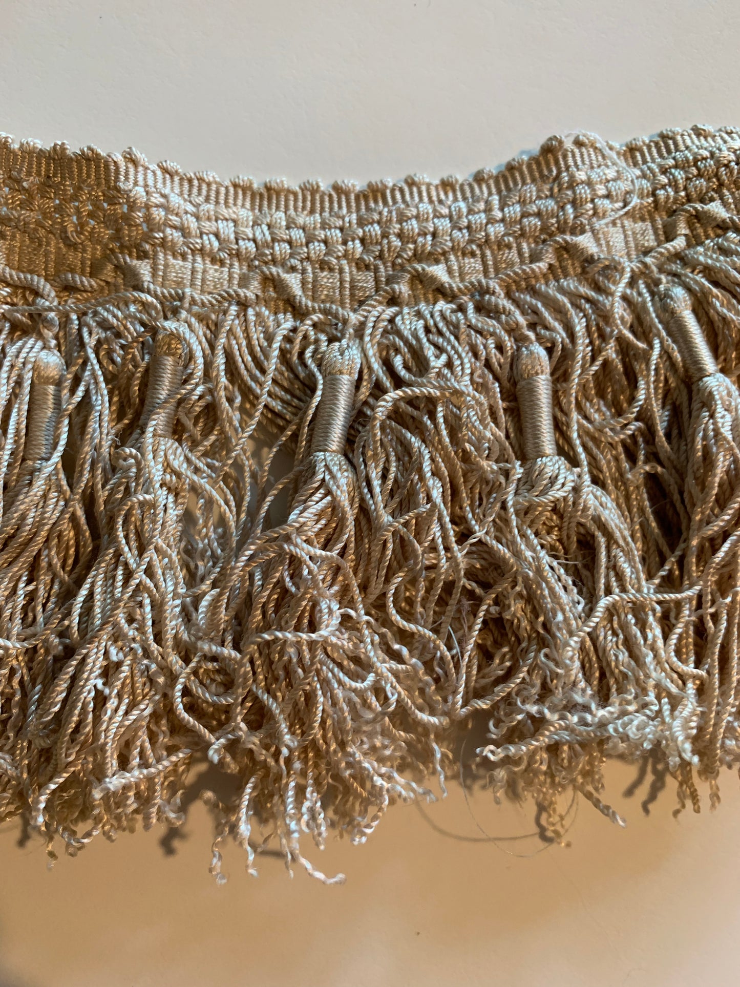 Ivory Silk Fringed Trim circa 1900