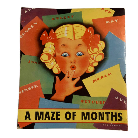 Maze of Months 1930s Maze Book
