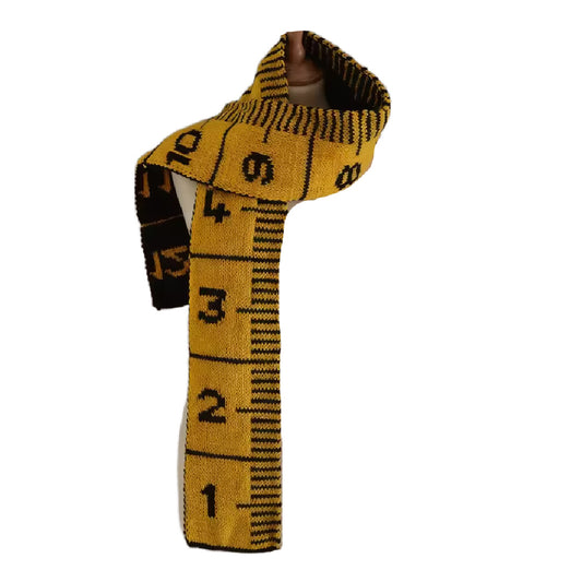 Yardley- the Measuring Tape Winter Scarf