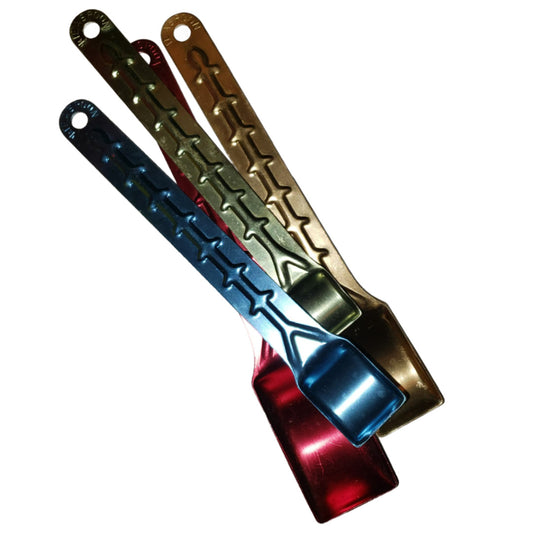 Anodized Aluminum 1950s Tallscoops Measuring Spoon Set