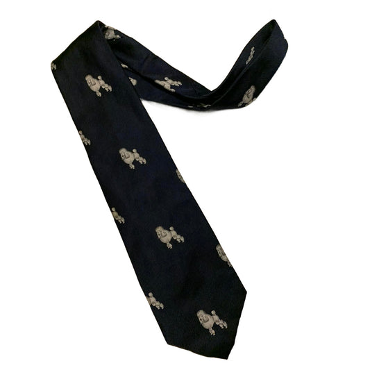 Standard Poodle Design Men's Tie circa 1960s
