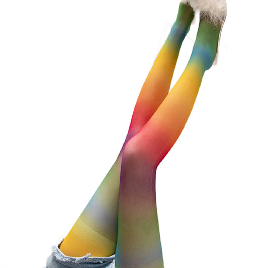 Oilspill- the Gradient Ombré Rainbow Tights