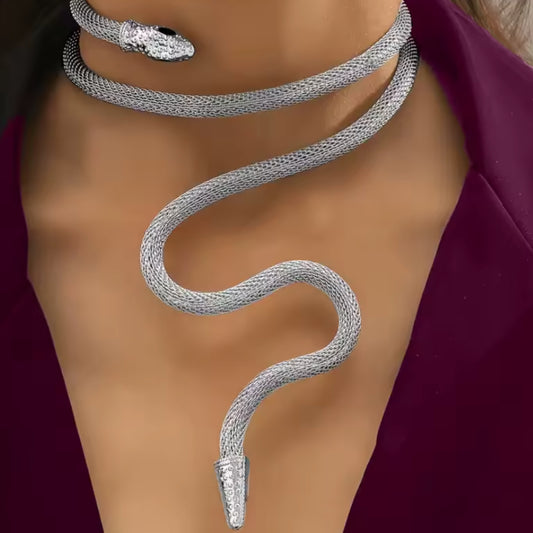 Gaia- the Serpent Wrap Necklace 2 Colors