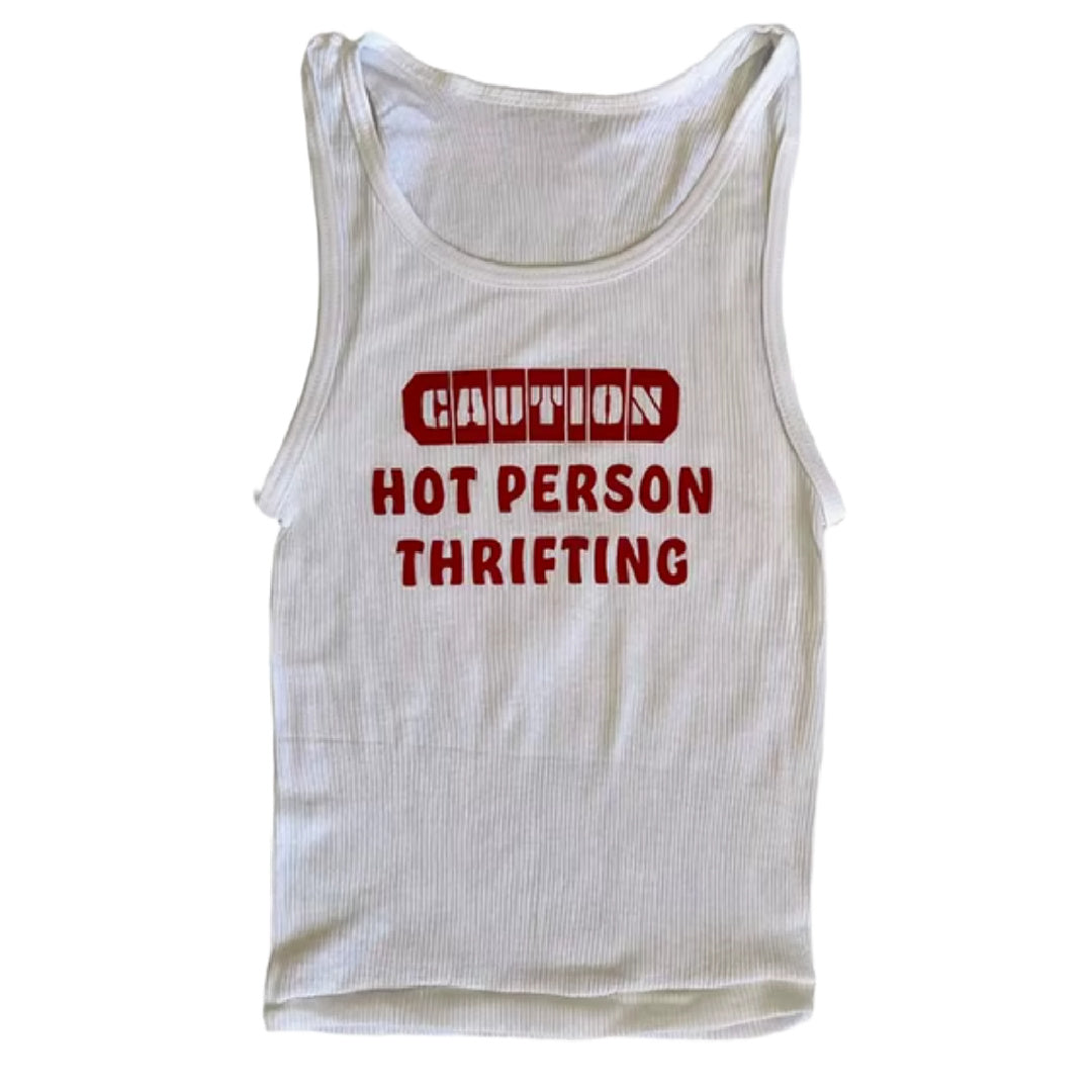 Thrifty- the Hot Person Thrifting Tank Top