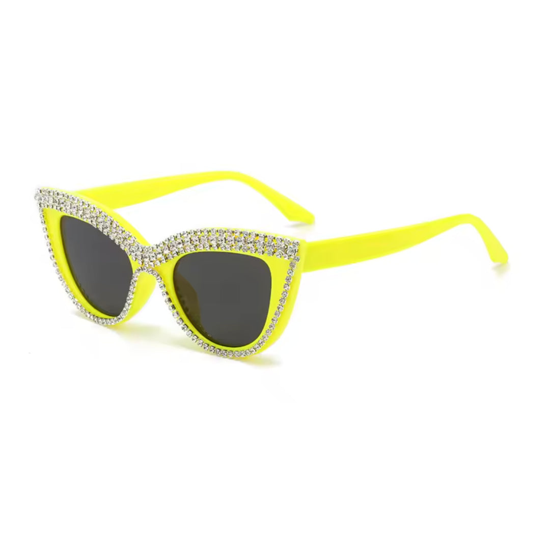 Diana- the Rhinestone Cat Eye Sunglasses 4 Colors