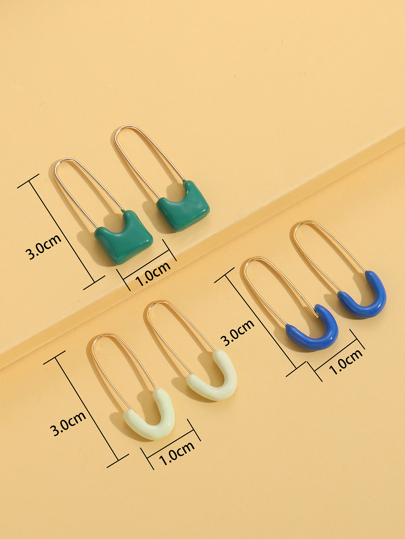 Retro Paper Clip Earrings