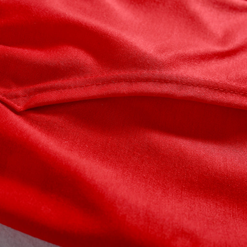 Skellyton Ribs Rhinestone Studded Zip Front Hoodie Red or Black