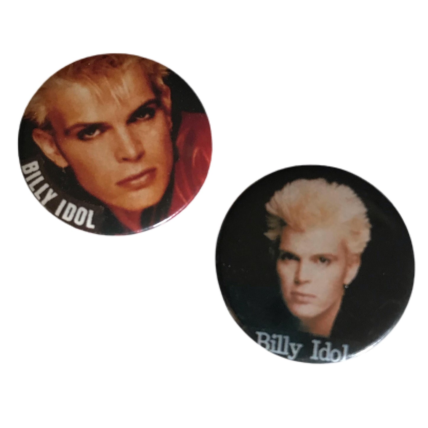 Billy Idol Pin Button Collection circa 1980s
