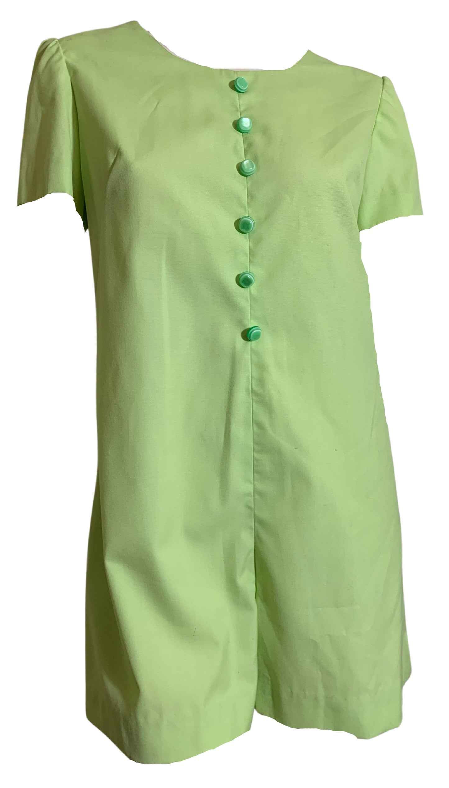 Bright Mint Green Cotton Jumper circa 1960s